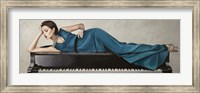 Framed Piano Lady