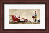 Framed Grand Cru Wines (detail)