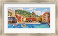Framed Vernazza nel Sole
