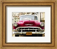Framed Classic American Car in Habana, Cuba