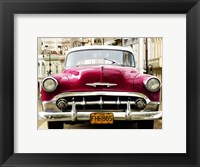 Framed Classic American Car in Habana, Cuba