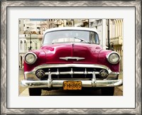 Framed Classic American Car in Habana, Cuba