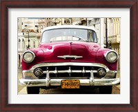 Framed Classic American Car in Habana, Cuba