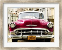 Framed Classic American Car in Habana, Cuba