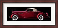 Framed Packard Super Eight Coupe Roadster