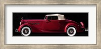 Framed Packard Super Eight Coupe Roadster