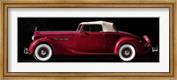 Framed Packard Super Eight Coupe Roadster