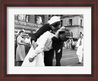 Framed Kissing the War Goodbye in Times Square, 1945 (detail)