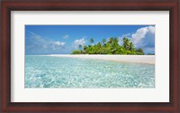 Framed Palm Island, Maldives