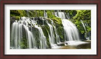 Framed Waterfall Purakaunui Falls, New Zealand