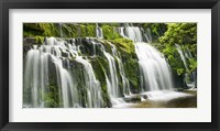 Framed Waterfall Purakaunui Falls, New Zealand