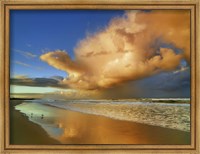 Framed Sunset On The Ocean, New South Wales, Australia
