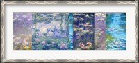 Framed Waterlilies I