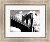 Framed Balloon over Brooklyn Bridge