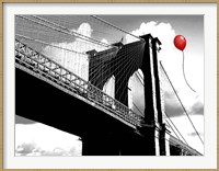 Framed Balloon over Brooklyn Bridge