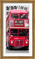 Framed Double-Decker Bus, London