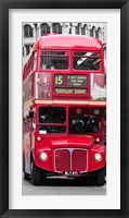 Framed Double-Decker Bus, London