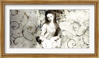 Framed Madonna and Child (after Van Dyck)