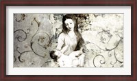 Framed Madonna and Child (after Van Dyck)