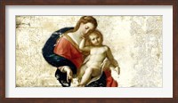 Framed Madonna and Child (after Procaccini)