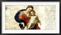 Framed Madonna and Child (after Procaccini)