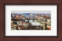 Framed Ponte Vecchio, Florence