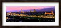 Framed Florence at Night