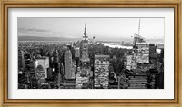 Framed Aerial View of Manhattan, NYC 1