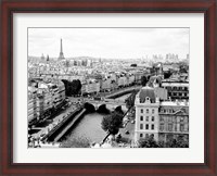 Framed View of Paris and Seine River