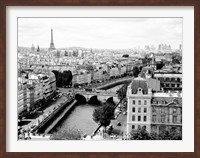 Framed View of Paris and Seine River