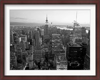 Framed Skyline of Midtown Manhattan, NYC