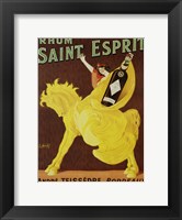 Framed Rhum Saint Esprit, 1919