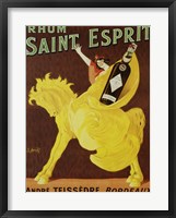 Framed Rhum Saint Esprit, 1919
