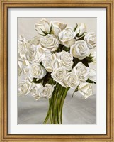 Framed Bouquet Blanc II