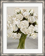 Framed Bouquet Blanc II
