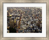 Framed Aerial View of Manhattan, NYC
