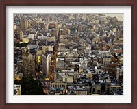 Framed Aerial View of Manhattan, NYC