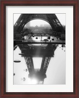 Framed Eiffel Tower Reflected, Paris