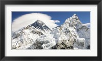 Framed Mount Everest (detail)