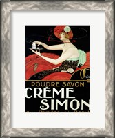 Framed Creme Simon, ca. 1925