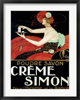 Framed Creme Simon, ca. 1925