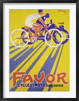 Framed Favor Cycles et Motos, 1927