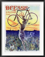 Bicycle Deesse, 1898 Framed Print