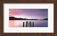 Framed Twilight on Lake, UK