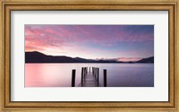 Framed Twilight on Lake, UK