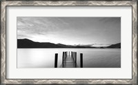 Framed Twilight on Lake, UK