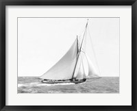 Framed Cutter Sailing on the Ocean, 1910