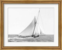 Framed Cutter Sailing on the Ocean, 1910