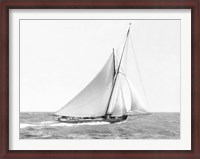 Framed Cutter Sailing on the Ocean, 1910