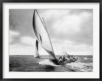 Framed Under sail, Sydney Harbour